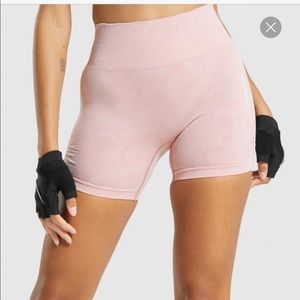 GymShark camo seamless shorts